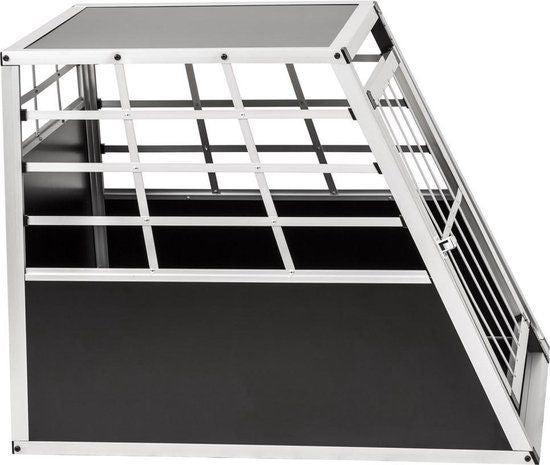 AUTOPINK ELLIPSE - SUUR - 91 X 65 X 69 CM - MUST - ALUMIINIUMIST REISIPINK