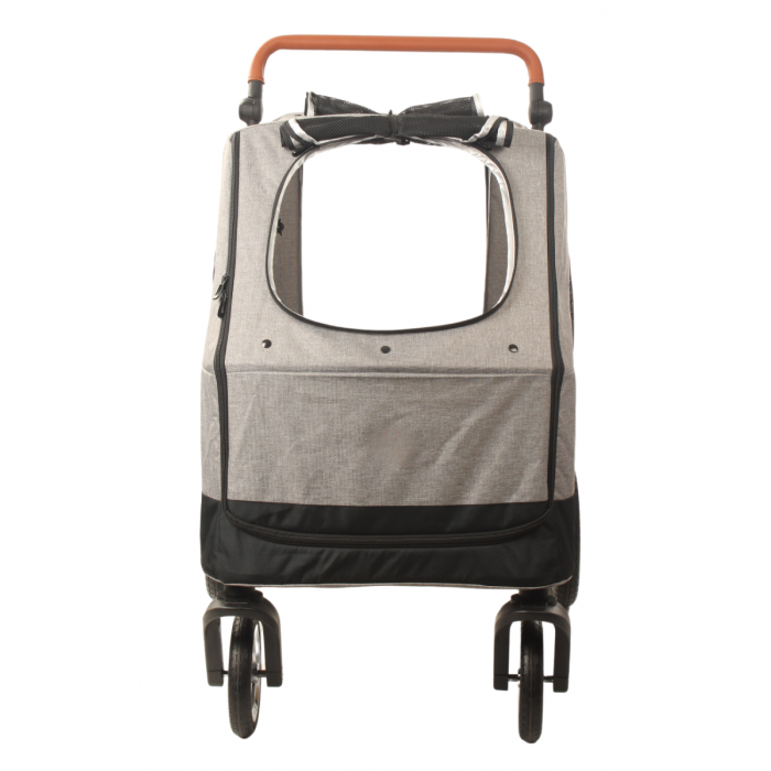 DOG BUGGY BIG SMART - GREY - 4 WHEELS - 40 KILOS LOAD CAPACITY