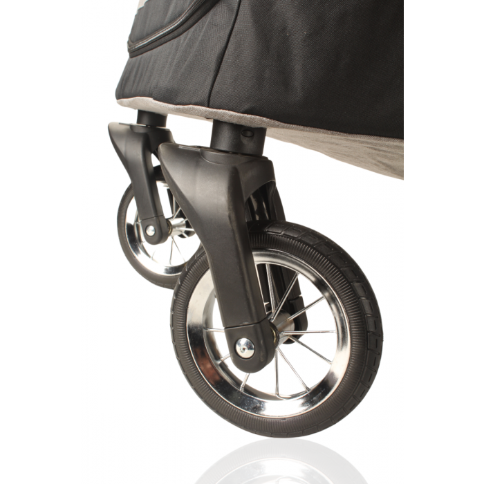 DOG BUGGY BIG SMART - GREY - 4 WHEELS - 40 KILOS LOAD CAPACITY