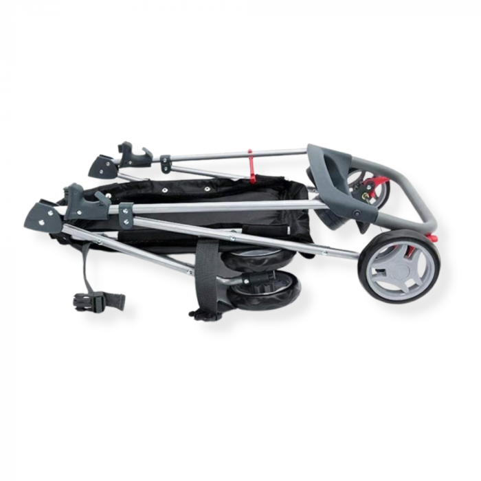DOG BUGGY EXCELLENT - REMOVABLE LIVING AREA - BLACK