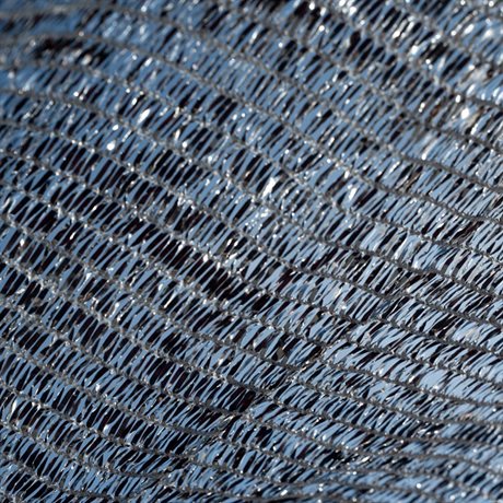 Koertenäituse telk Hõbedane alumiiniumist soojust peegeldav päikesekatted 3m x 3m Paigaldatud