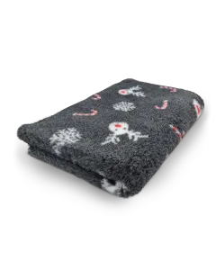 Christmas DryBed VetBed Reindeer Grey