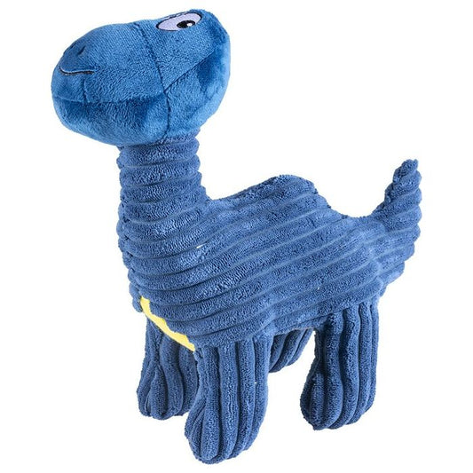 PLÜÜS DINO BRONTOSAURUSK CORDEROY - SININE - 25 X 11 X 25 CM