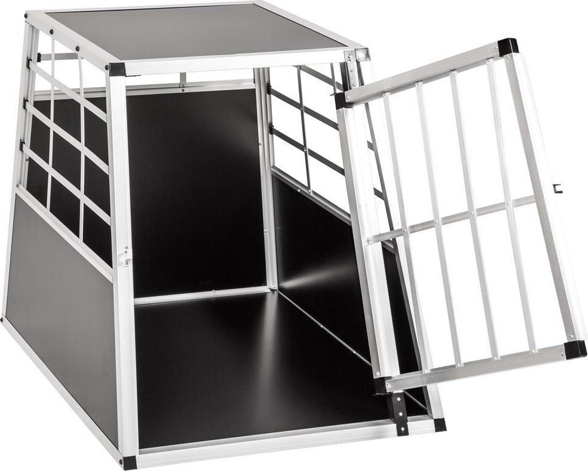 AUTOPINK ELLIPSE - SUUR - 91 X 65 X 69 CM - MUST - ALUMIINIUMIST REISIPINK