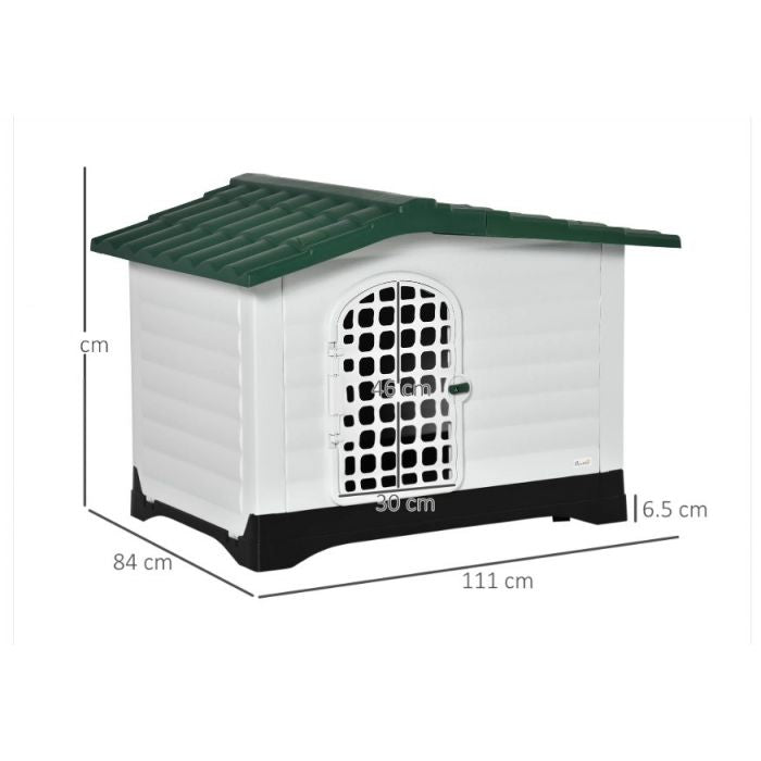 KOERAKUUT PLASTIKUST KATUSEL - ILMASTIKINDEL SUUR 111 X 84 X 80 CM - ANTRATSIITT