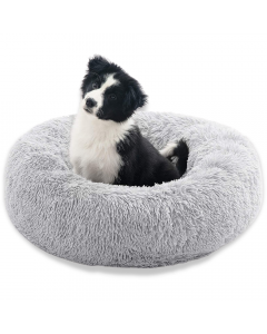 Fluffy Lux Soft Bed - Grey