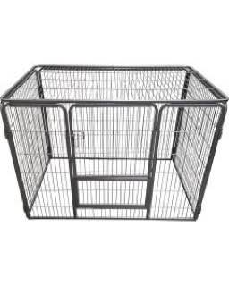 Luxury Heavy Metal Puppy Pen and Roof 90cm