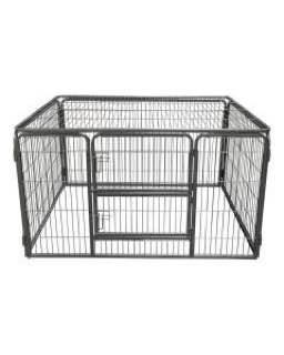 Luxury Heavy Metal Puppy Pen and Roof 70cm